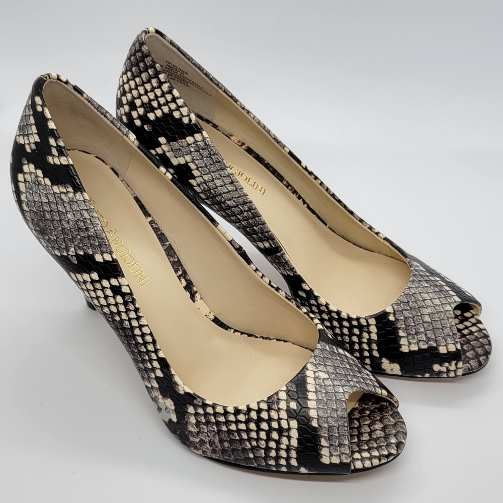 Enzo Angiolini Peep Toe Stilettos